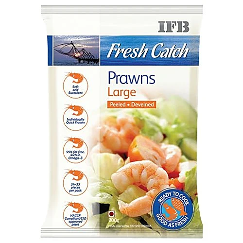 Frozen (IQF) Prawn (PD-Tail On 8/12 Count, 20-28 pcs)